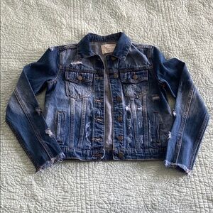 Distressed Jean Jacket